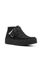 Clarks Womens WallabeeCup Boott Black Nubuck  | 26168980