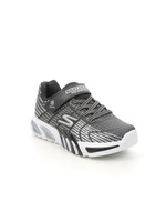 Skechers Kids Boy's Flex-Glow Elite Sneaker, 400135L/Black/Gray, Little Kid