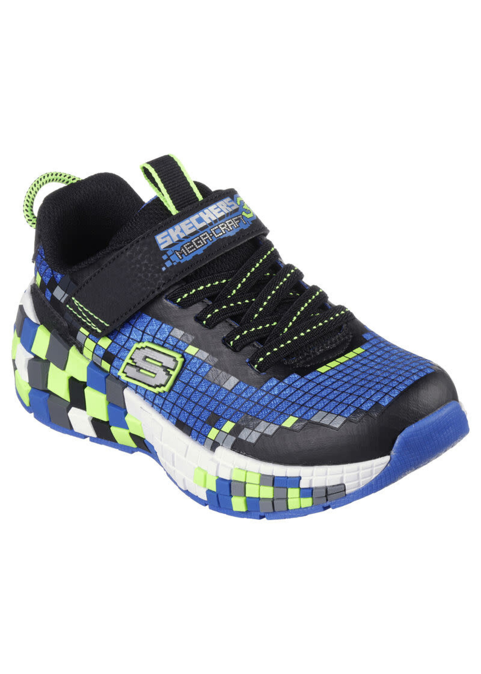 Skechers Boys Mega-Craft 3.0 402182L Black/Blue/Lime