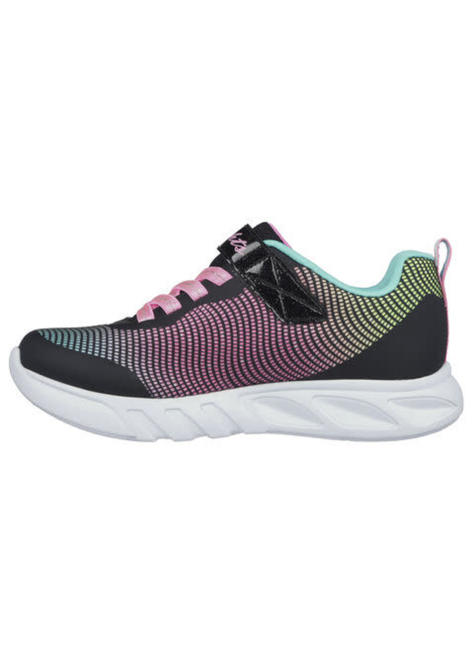 Skechers Girls Sport Lighted - S Lights: Flicker Flash 303700L/Black/Multi