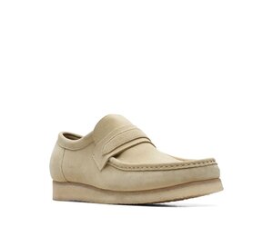 Clarks Mens Originals Wallabee Loafer Shoes Maple Suede