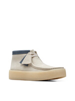 Clarks Mens Originals Icon Wallabee Cup Boot White Nubuck 26171090