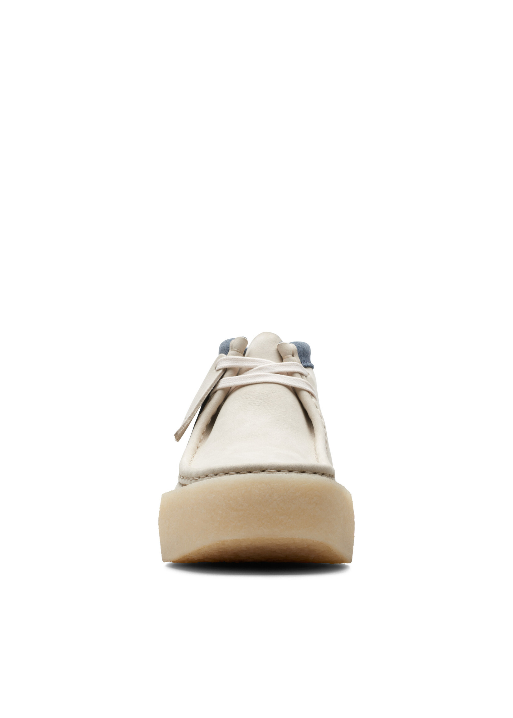 Clarks Mens Originals Icon Wallabee Cup Boot White Nubuck 26171090
