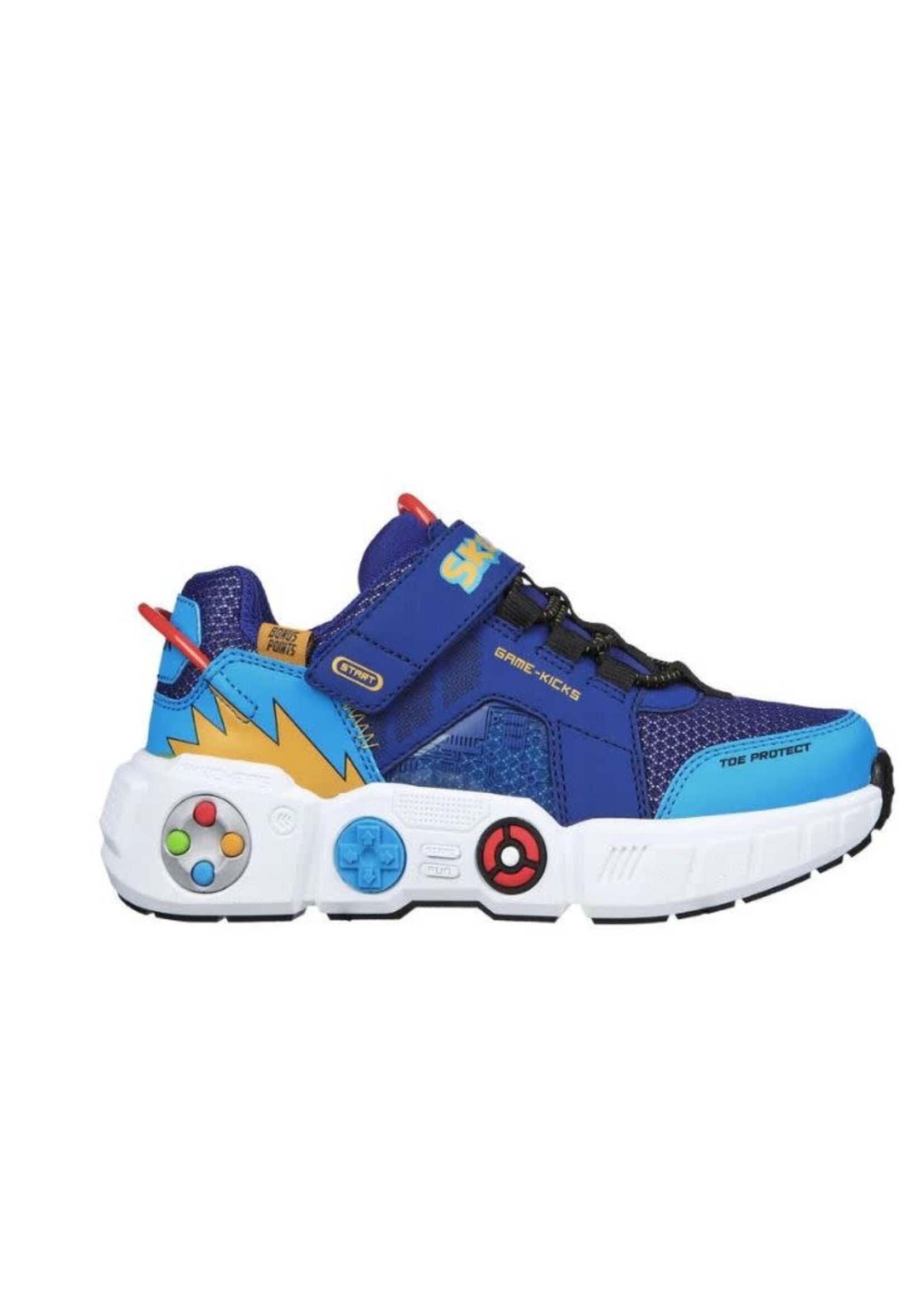 Skechers Boys Machine Washable Gametronix 402260L Royal /Multi