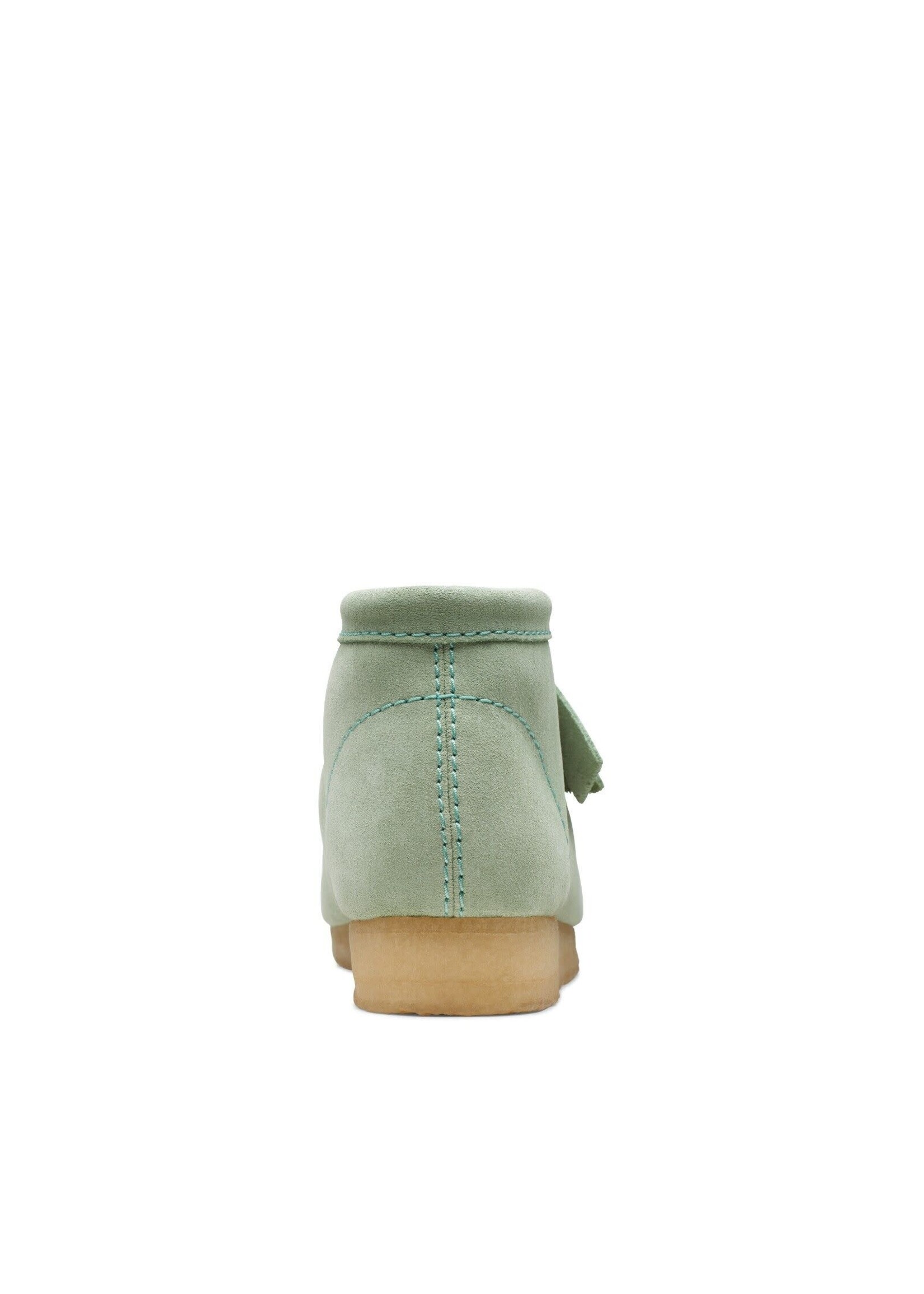 Clarks Mens Originals Iconic Wallabee Boot Light Green Suede | 26169732