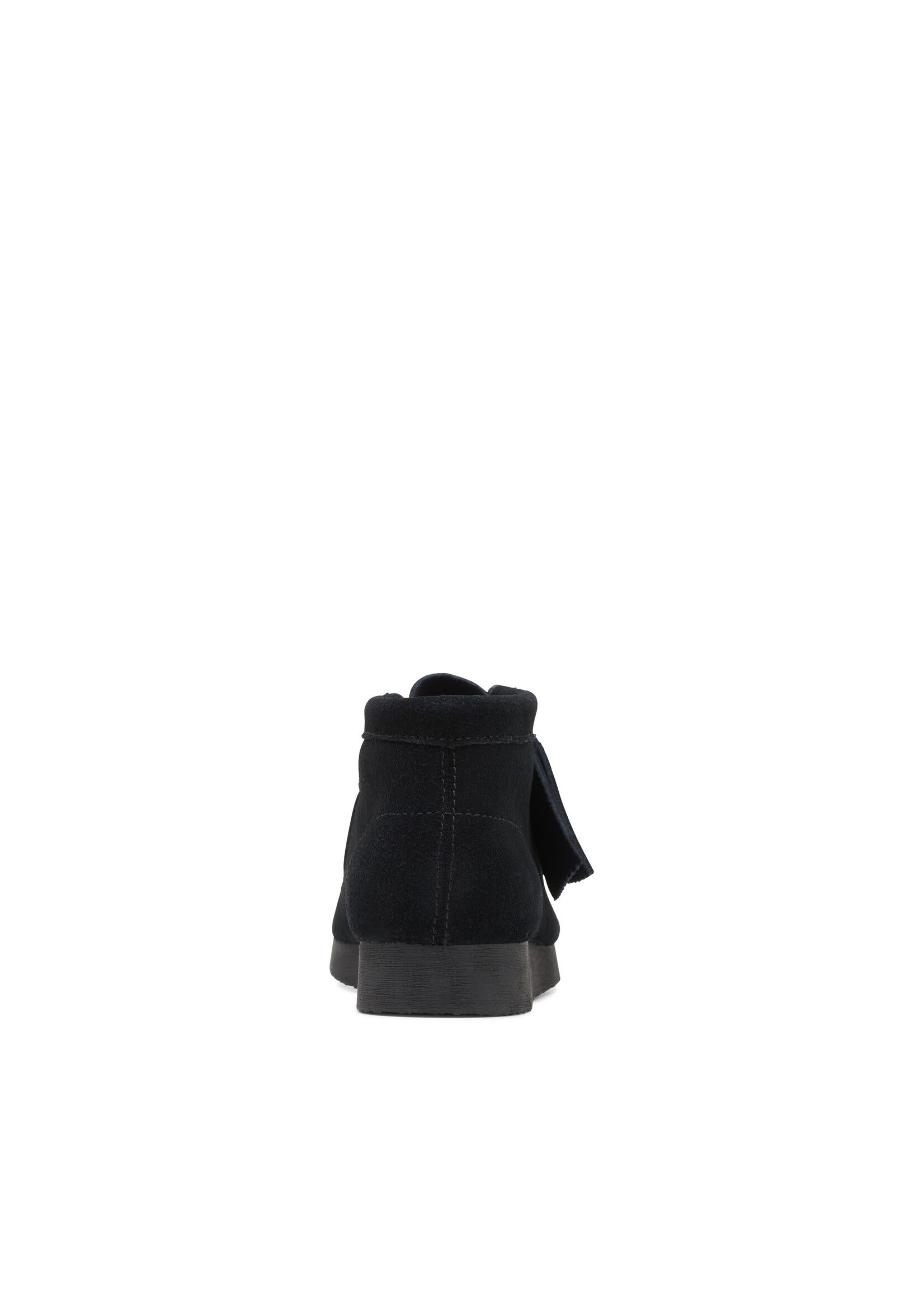 Clarks Older Boys Wallabee Boot O Black Suede 26168044