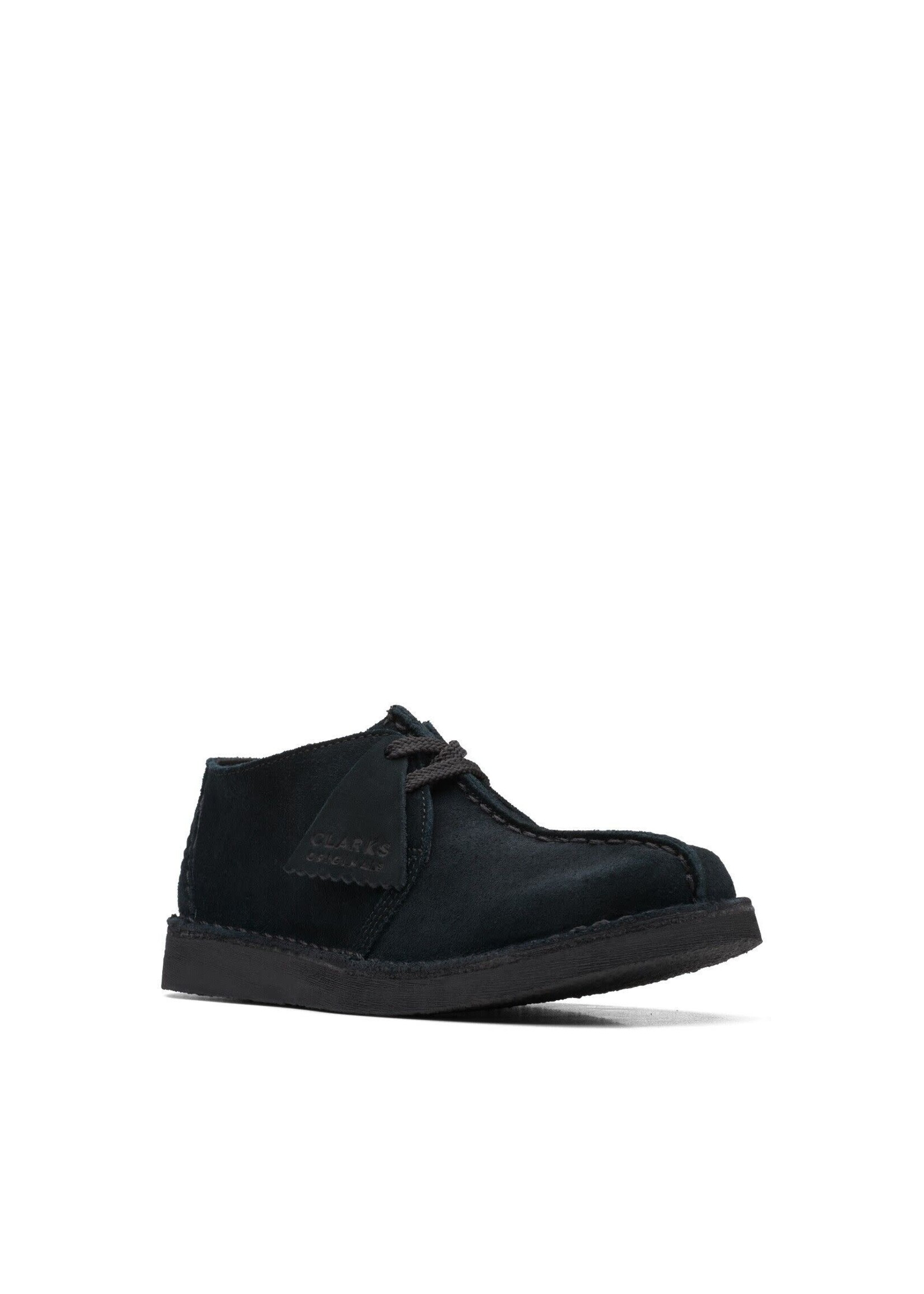 Clarks Older Boys Desert Trek O Black Suede 26168046 (Unisex)