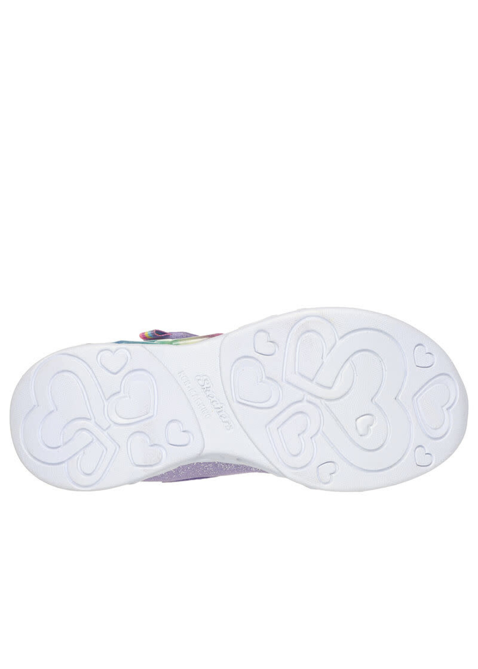 Skechers GIRLS' Infinite Heart Lights - Love Prism Style #:303751L LAVENDER / MULTI