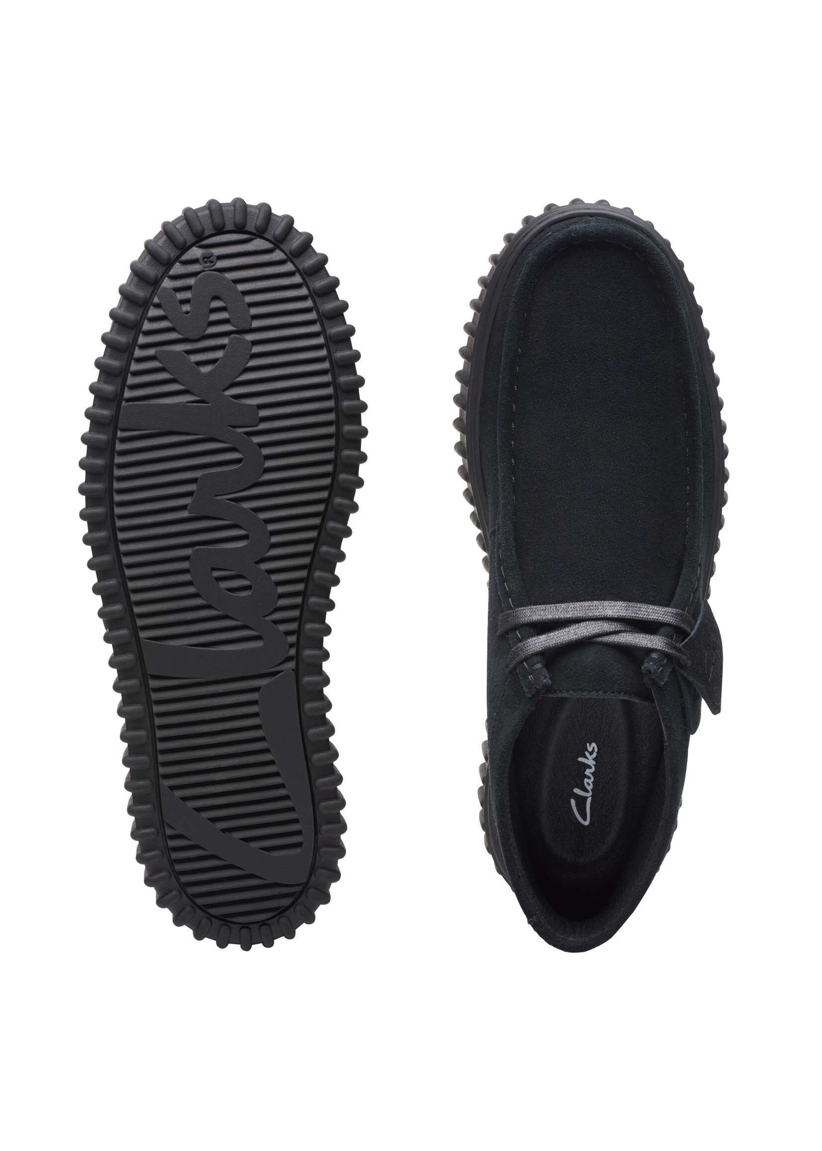 Clarks Men's Torhill Hi Black Suede | 26173664