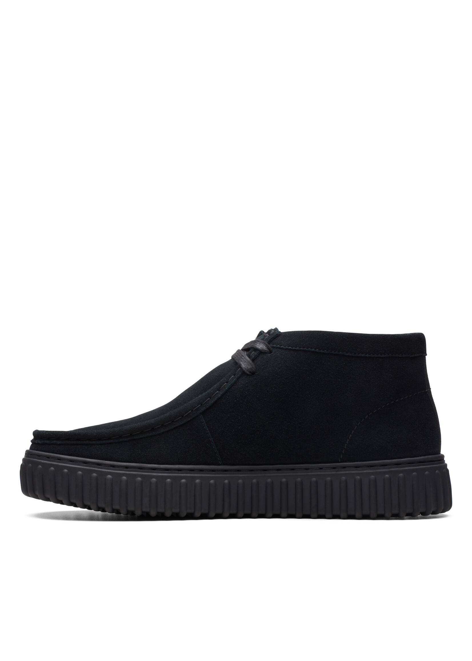 Clarks Men's Torhill Hi Black Suede | 26173664