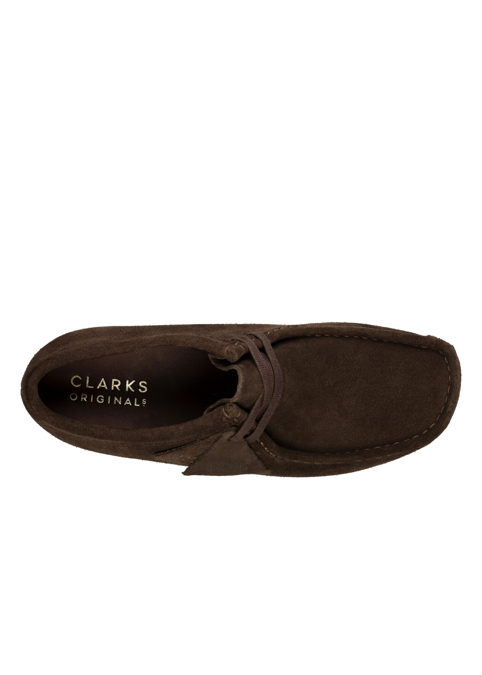 Clarks Wallabee Mens Originals Shoes Dark Brown Suede | 26156606