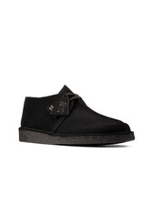 Clarks Mens Desert Trek Black Suede 26155486 SHOE PLUS Low Prices Express Shipping 100s of Items to Choose From