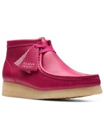 Clarks Womens Originals Icon Wallabee Boot Berry leather 26173235