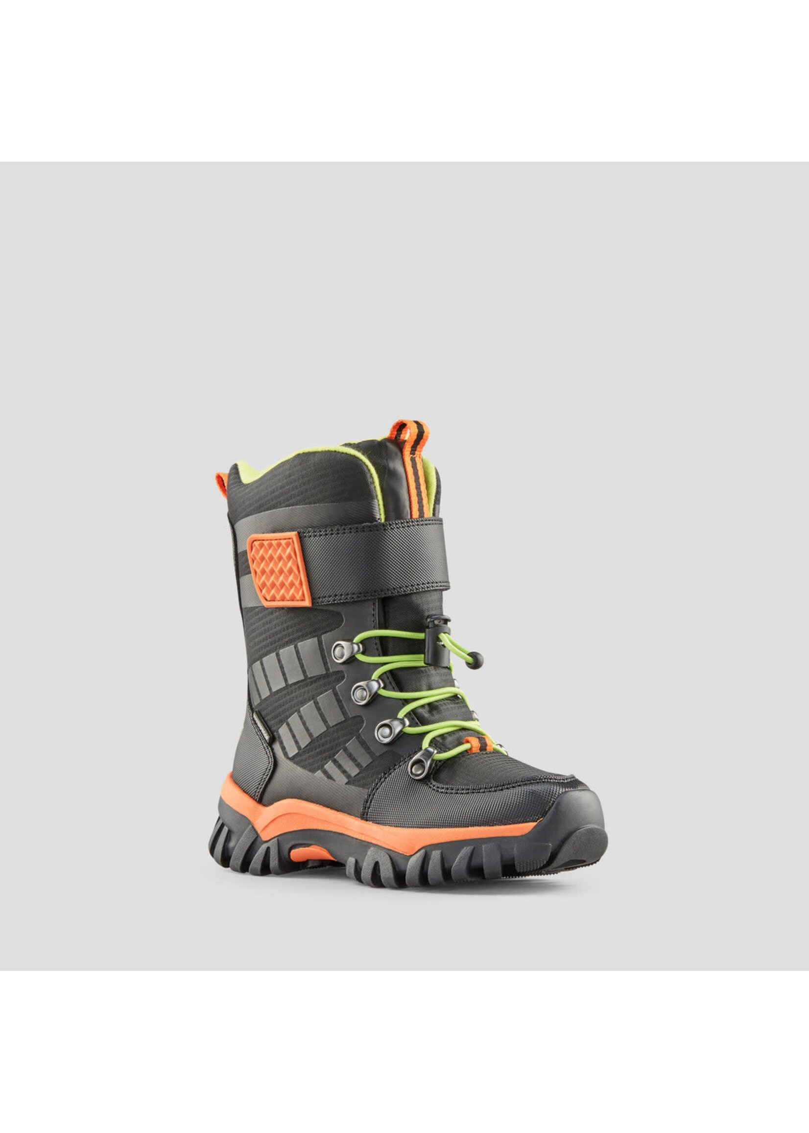 Cougar Tango Nylon Waterproof Winter Boot (Youth+) Black-Orange