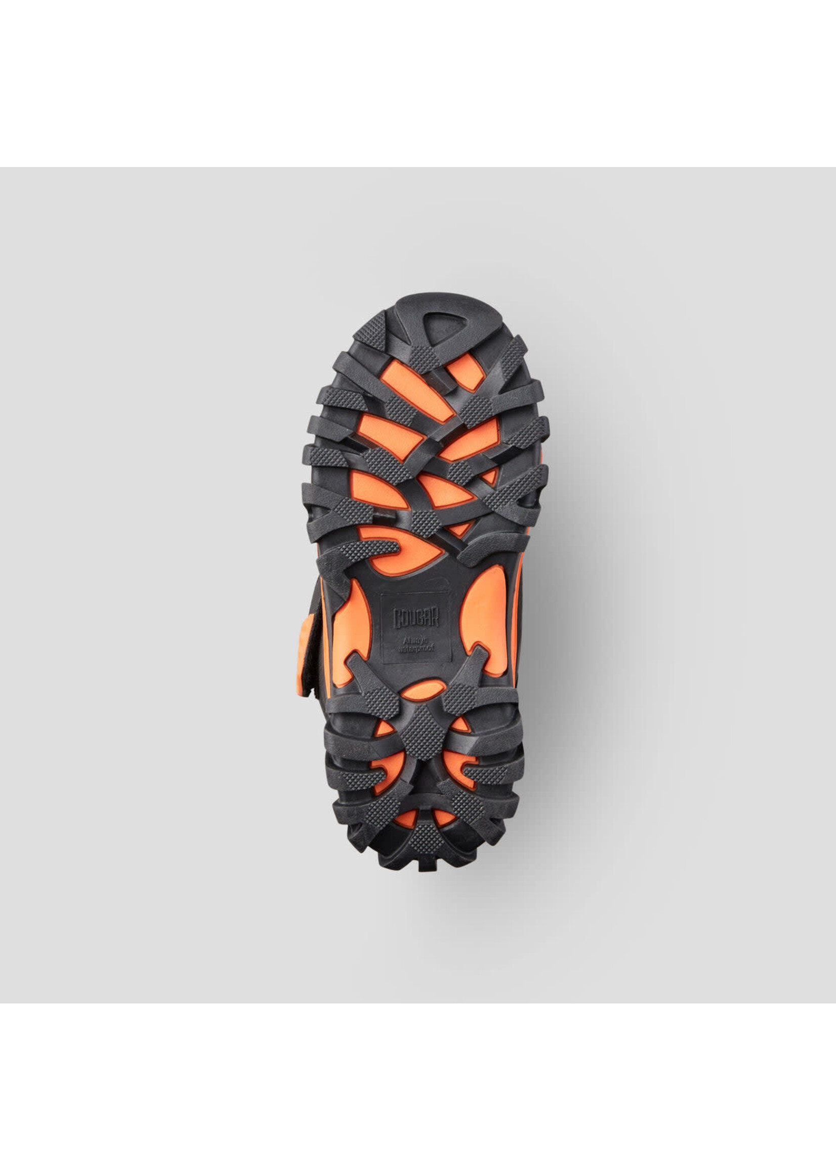 Cougar Tango Nylon Waterproof Winter Boot (Youth+) Black-Orange