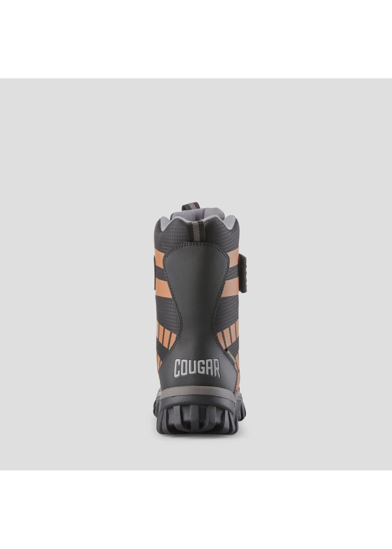 Cougar Tango Nylon Waterproof Winter Boot (Youth+) Black-Tan