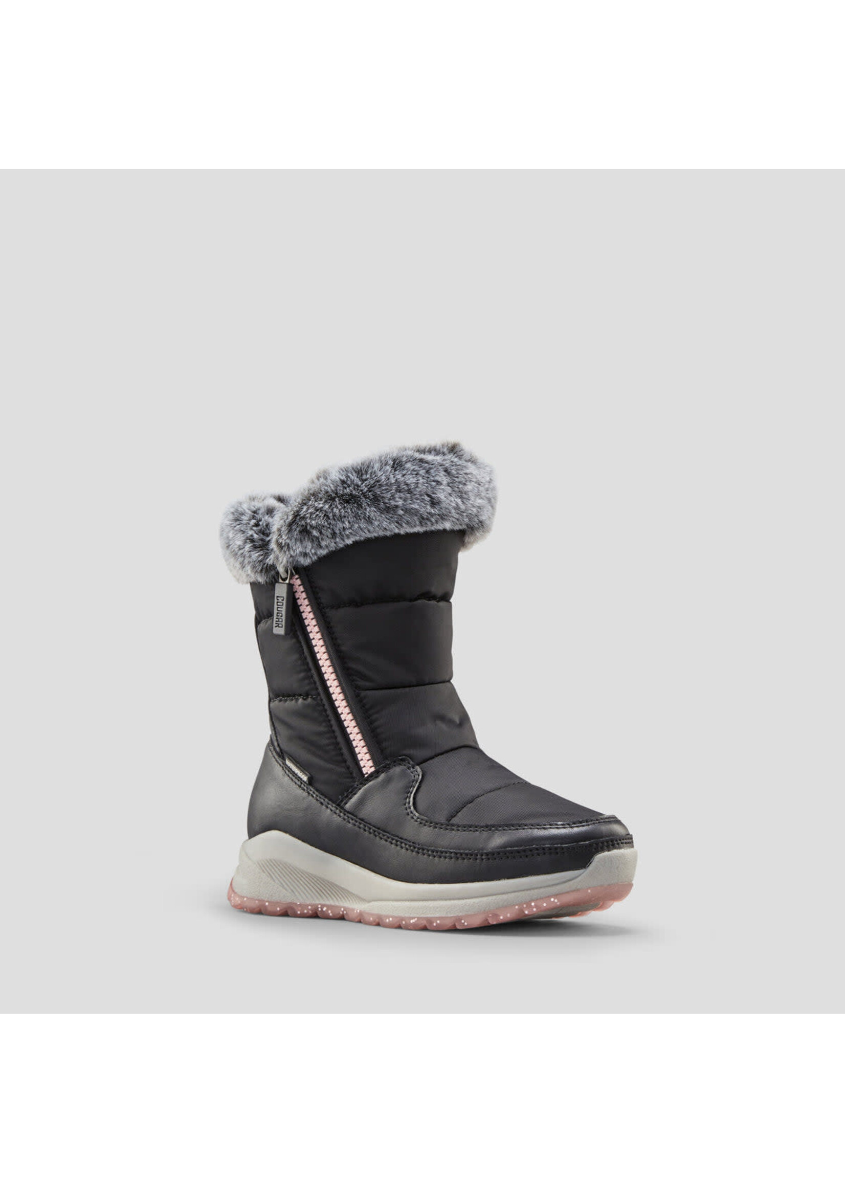 Cougar Starla Nylon Waterproof Winter Boot (Youth) Black-Pink