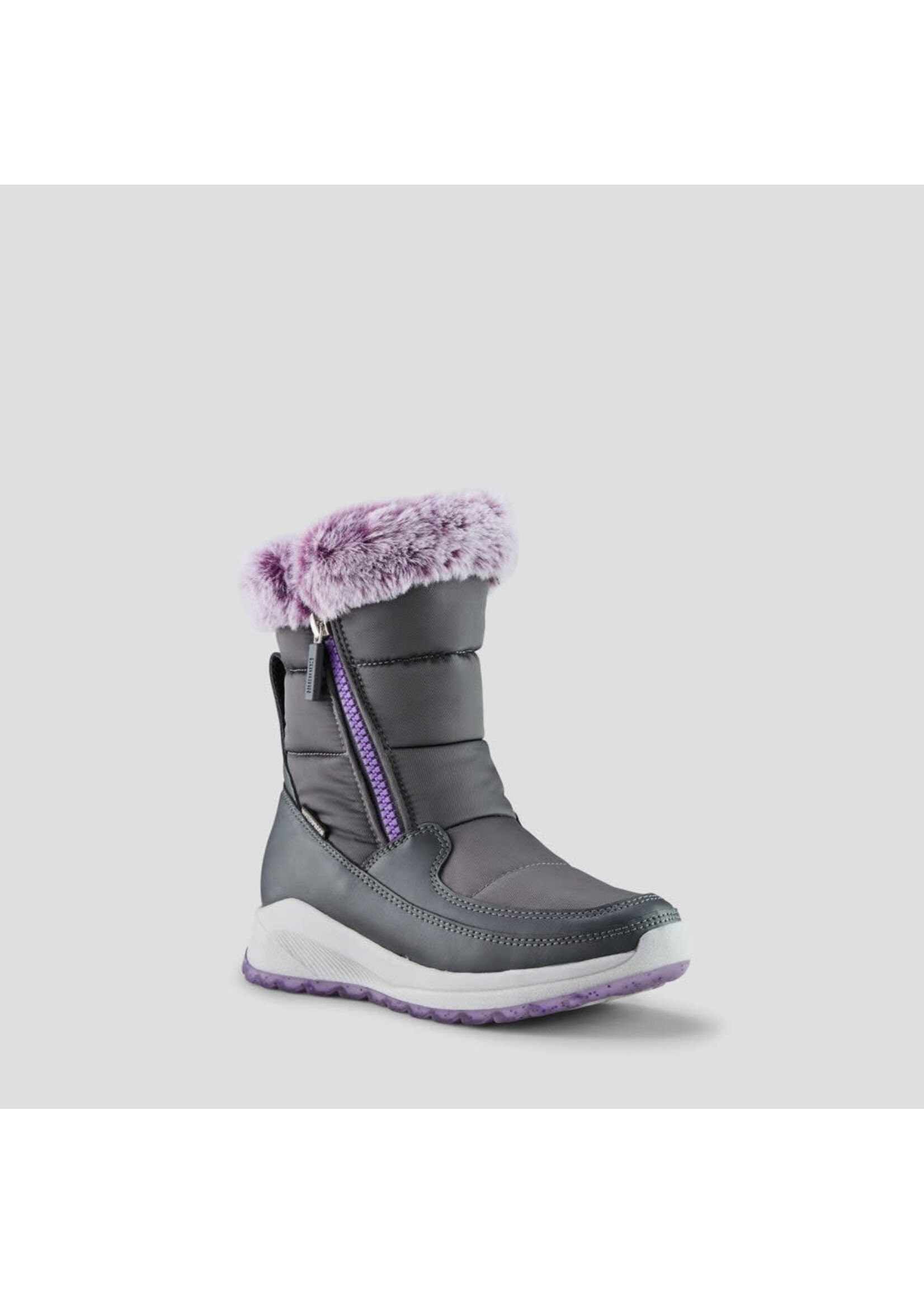 Cougar Starla Nylon Waterproof Winter Boot (Youth) Grey (Gray)