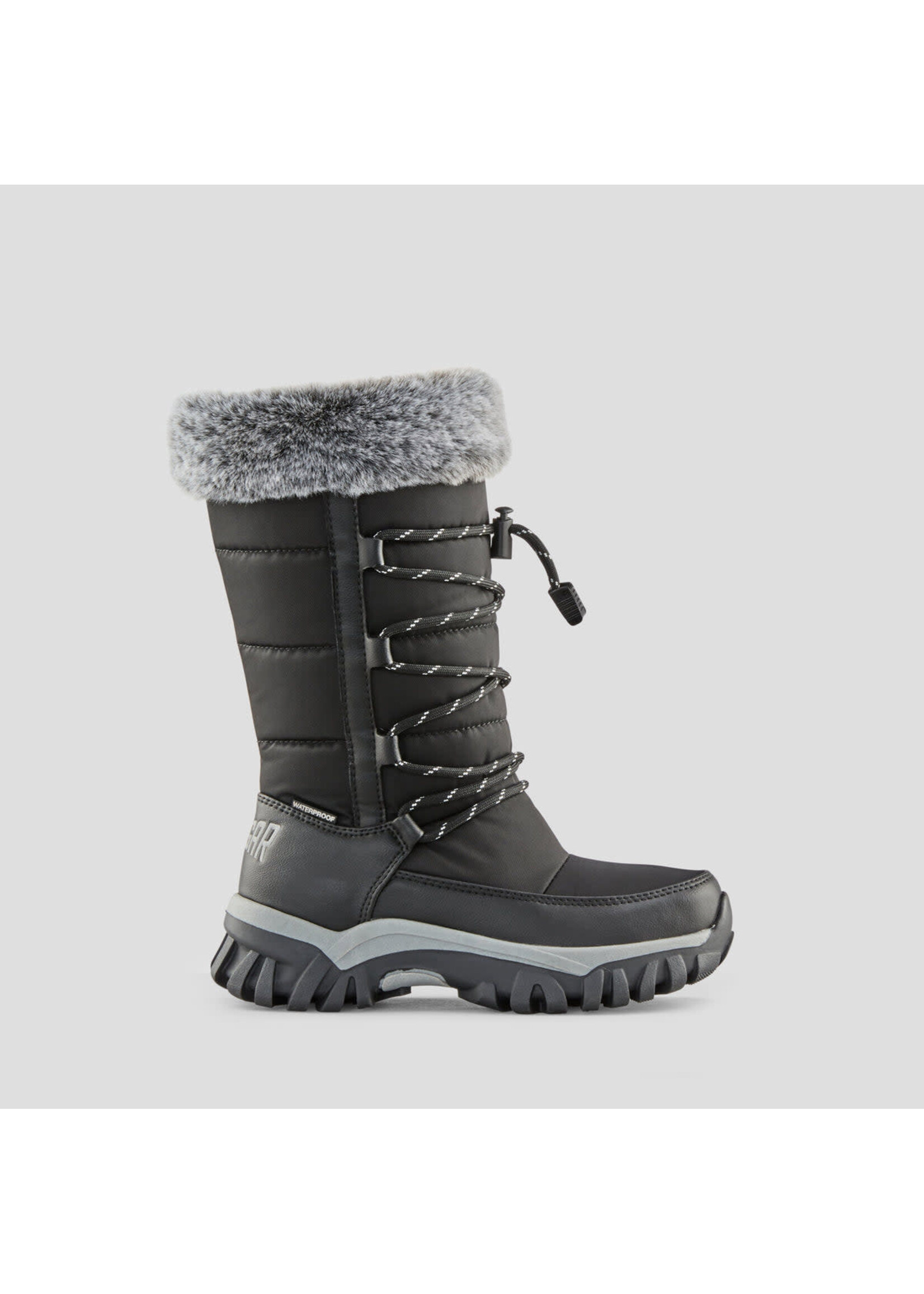 Cougar Thrill Nylon Waterproof Winter Boot (Youth) Black