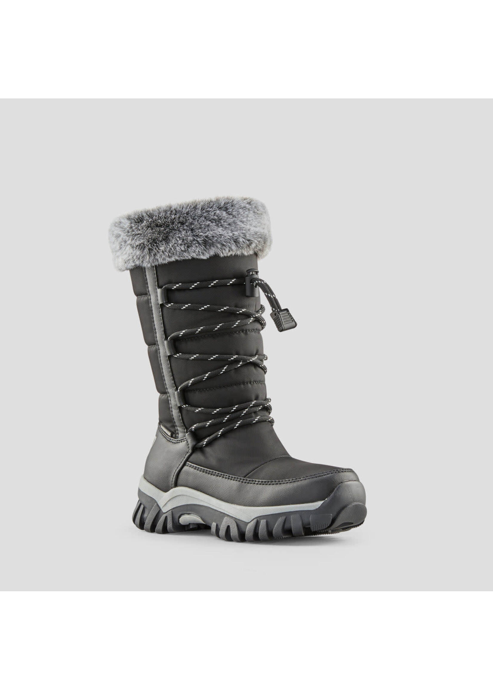 Cougar Thrill Nylon Waterproof Winter Boot (Youth) Black