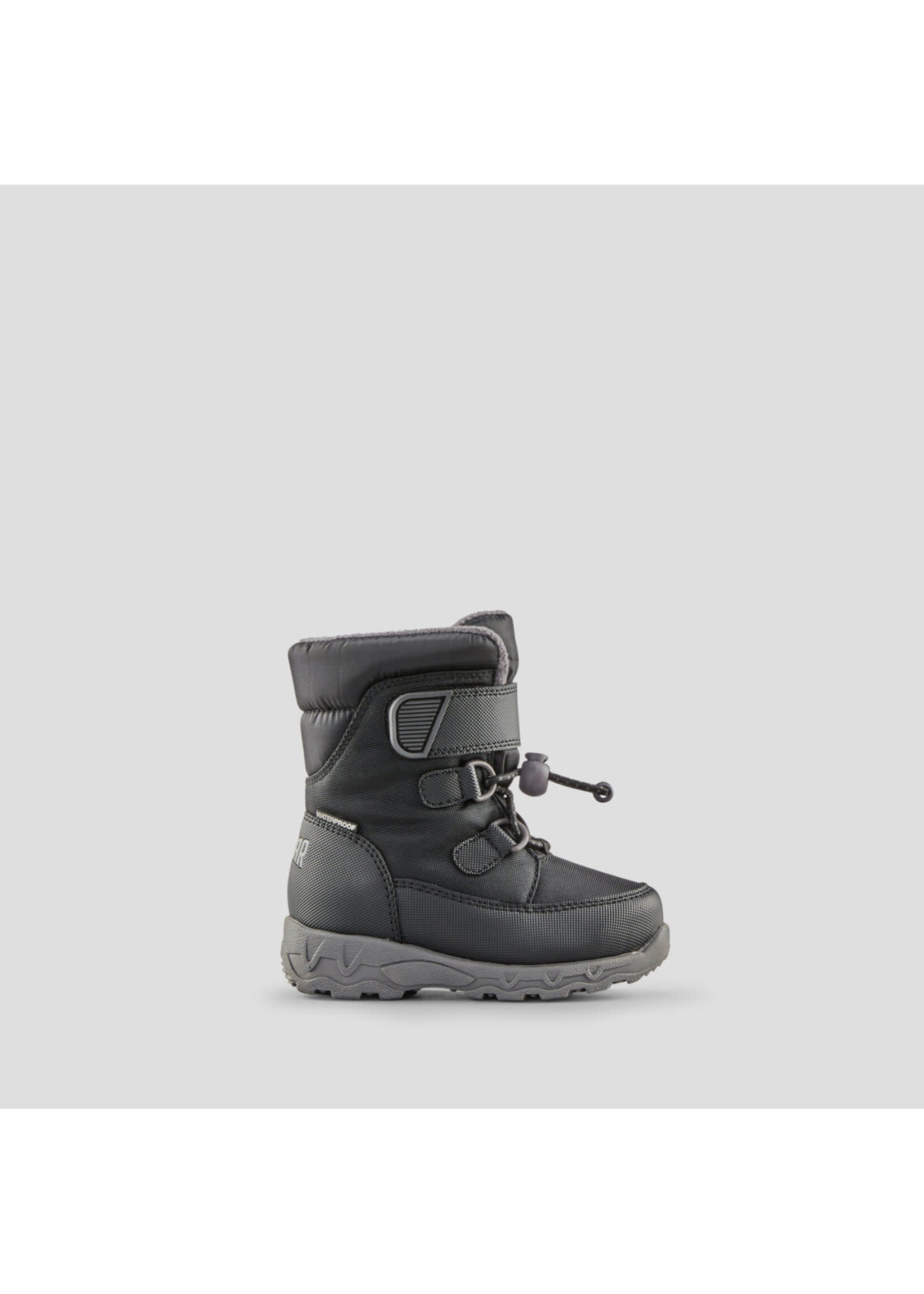 Cougar Slinky Nylon Waterproof Winter Boot (Toddler) Black-Charcoal