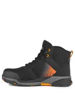 STC FOOTWEAR Mens Safety Boot Trainer6, Black & Orange –  6'' Athletic Work Boots S29070 -11
