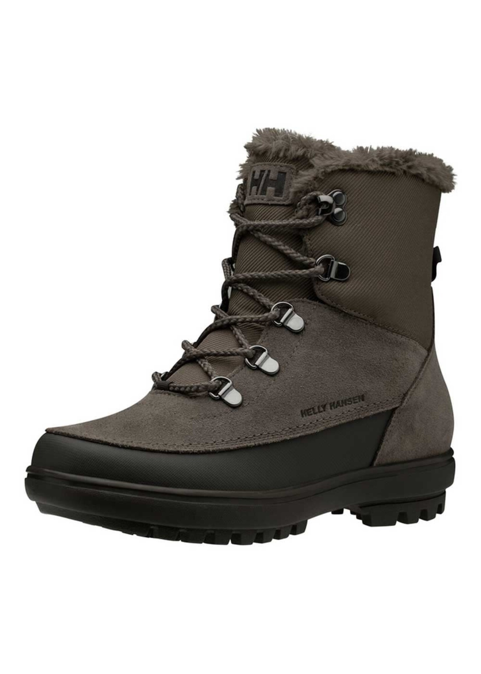 Helly-Hansen Women's Sorrento Winter Boots, Mid Top, Waterproof 11652_709 Bungee Cord Esspresso Brown