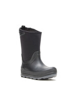 the Kamik Store Waterproof The Kid's TIMBER Rain Boots Comfortable down to -20°C Black