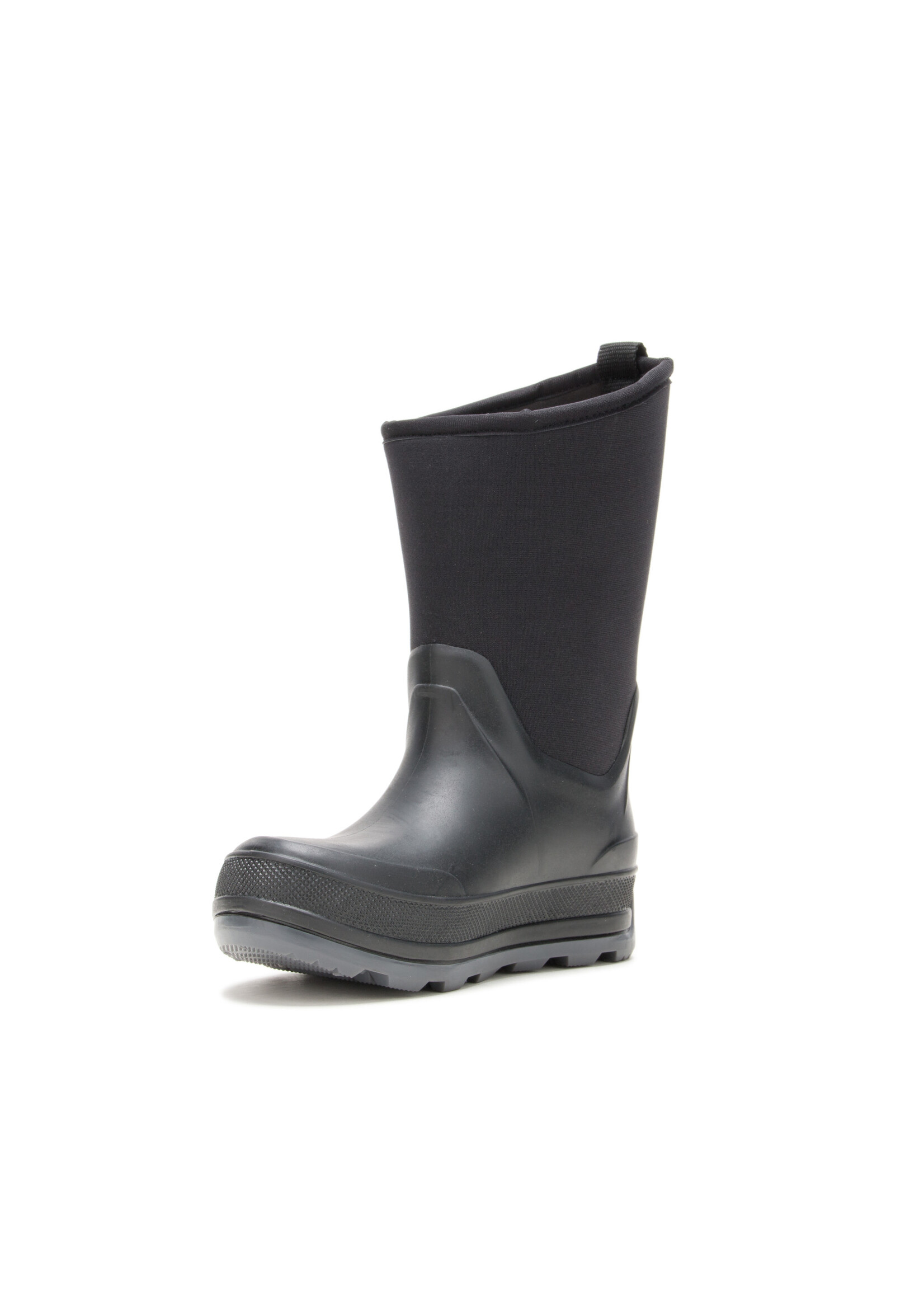 the Kamik Store Waterproof The Kid's TIMBER Rain Boots Comfortable down to -20°C Black