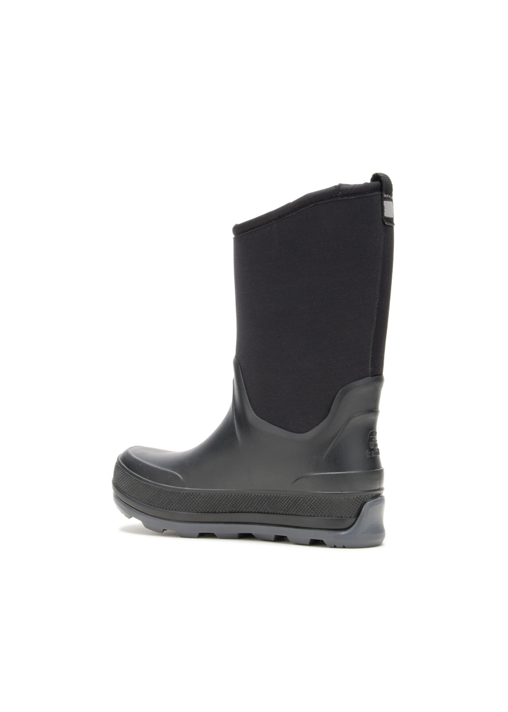 the Kamik Store Waterproof The Kid's TIMBER Rain Boots Comfortable down to -20°C Black