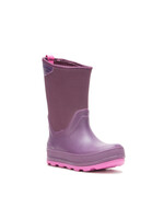 the Kamik Store Waterproof The Kid's TIMBER Rain Boots Comfortable down to -20°C Grape Purple