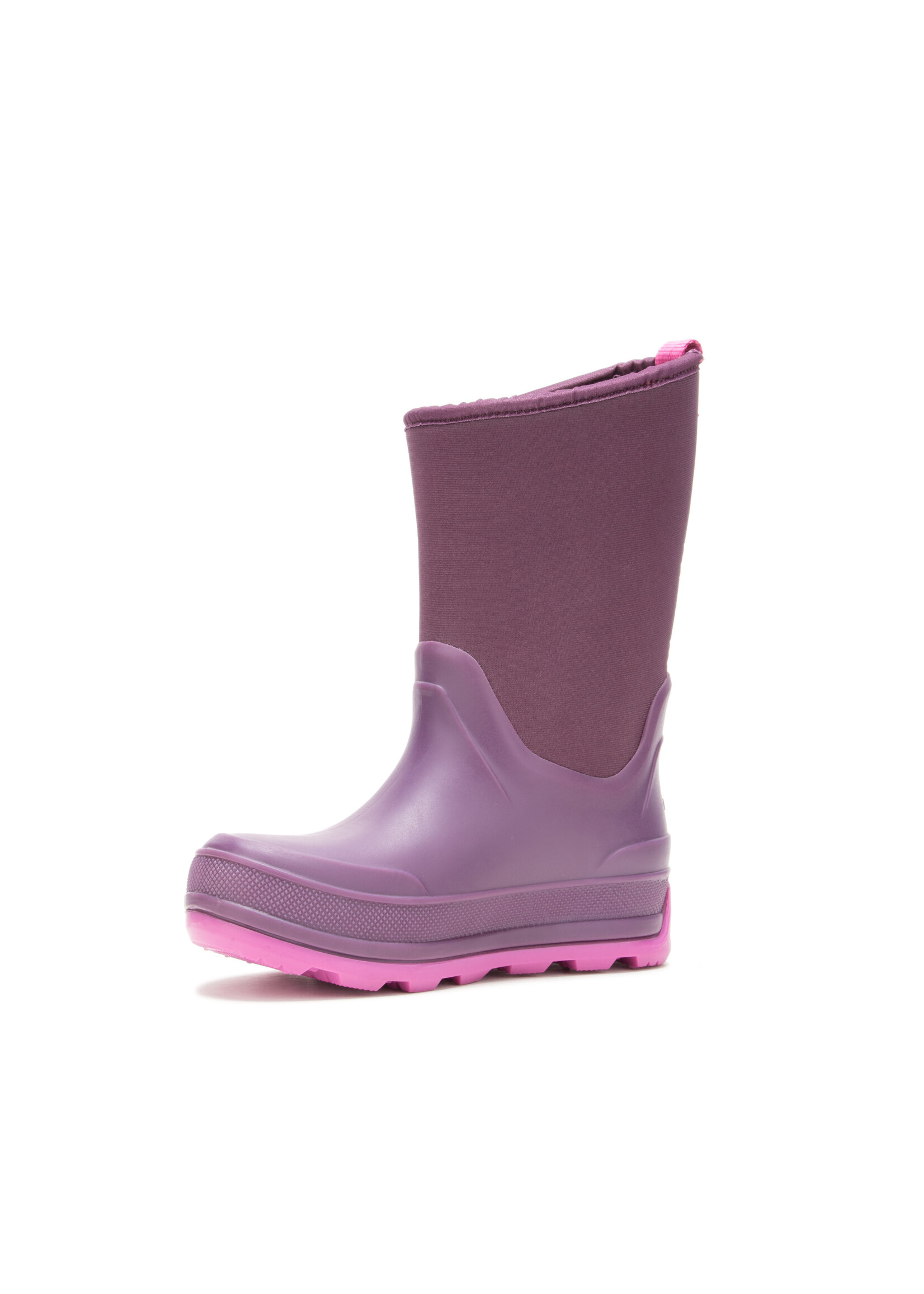 the Kamik Store Waterproof The Kid's TIMBER Rain Boots Comfortable down to -20°C Grape Purple