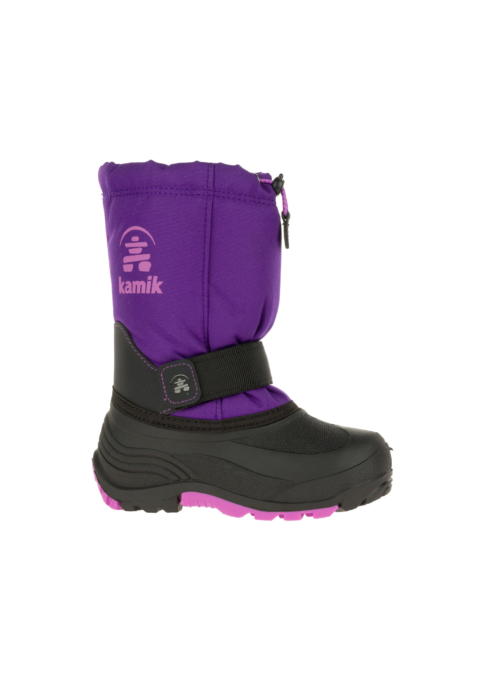 the Kamik Store Waterproof Insulated  Winter Boot Rocket Cold Weather Boot (Little Kid/Big Kid) Purple