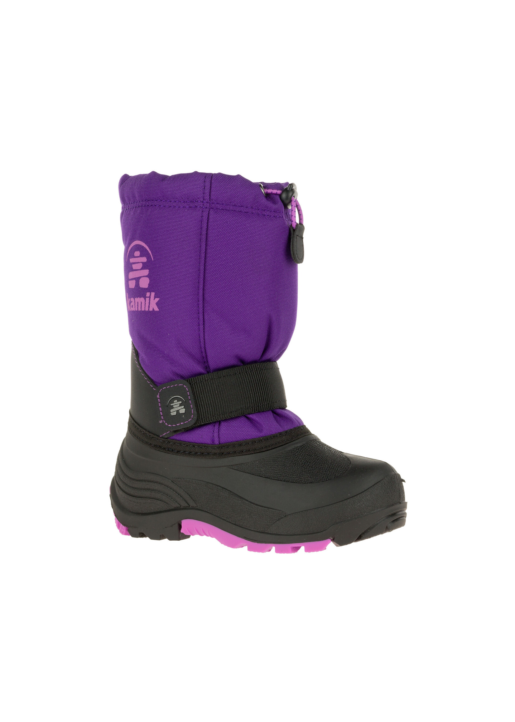 the Kamik Store Waterproof Insulated  Winter Boot Rocket Cold Weather Boot (Little Kid/Big Kid) Purple