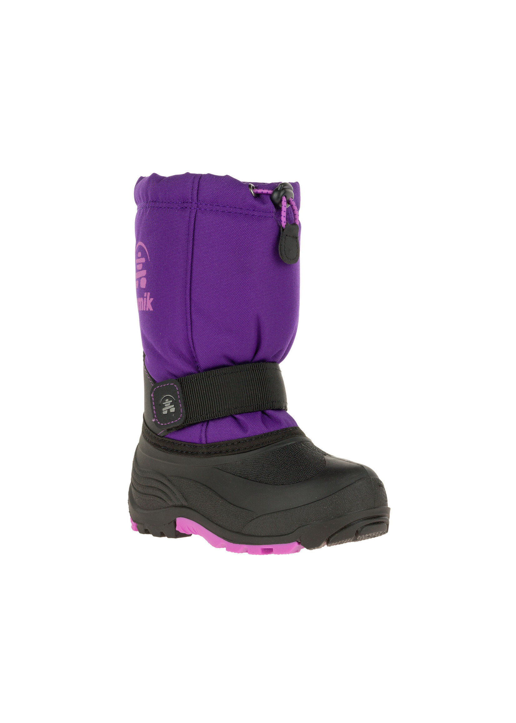 the Kamik Store Waterproof Insulated  Winter Boot Rocket Cold Weather Boot (Little Kid/Big Kid) Purple