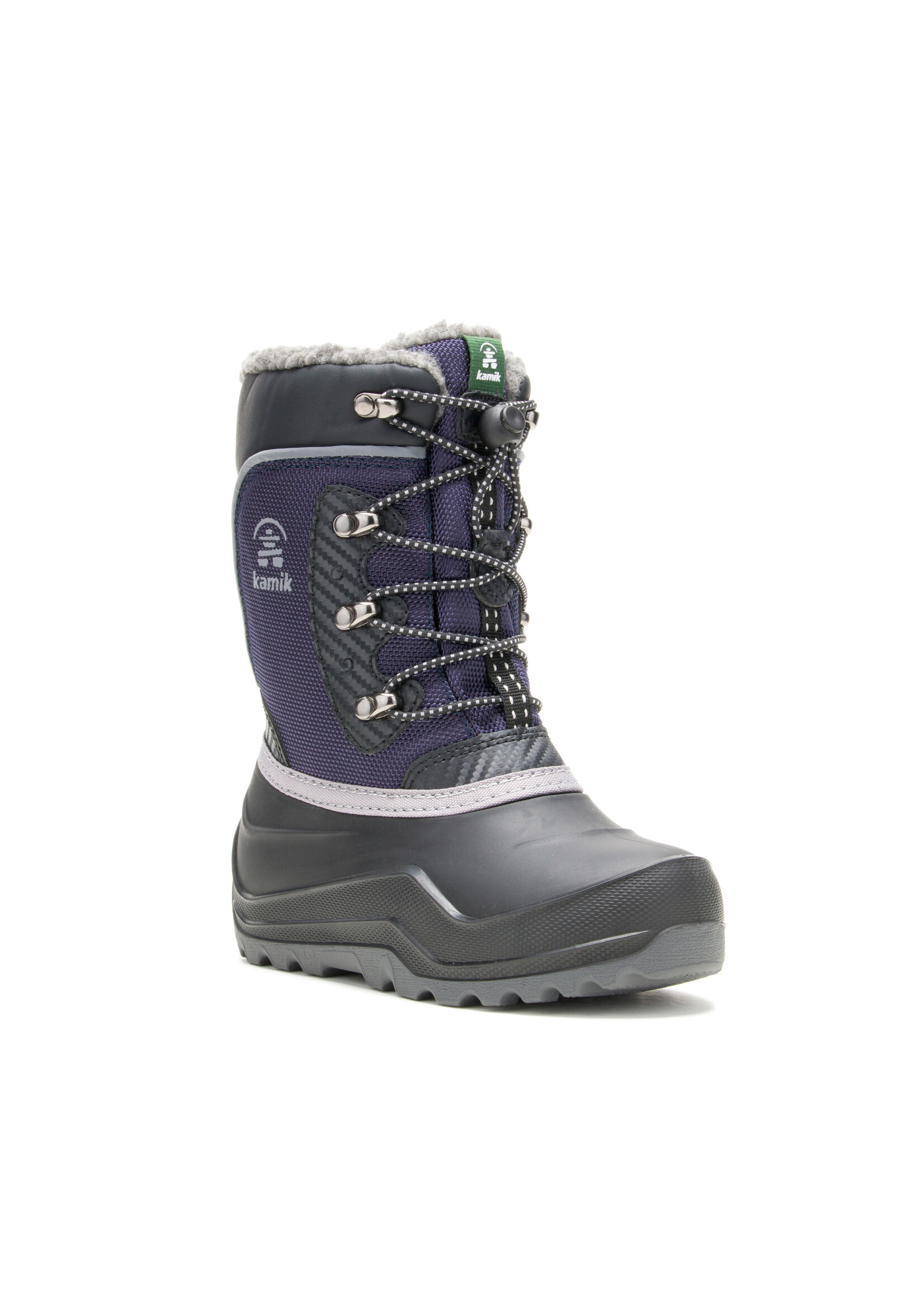 the Kamik Store Waterproof Insulated  Boys Winter Boot Luke 4 Cold Weather Boot (Little Kid/Big Kid/Youth) Navy Blue