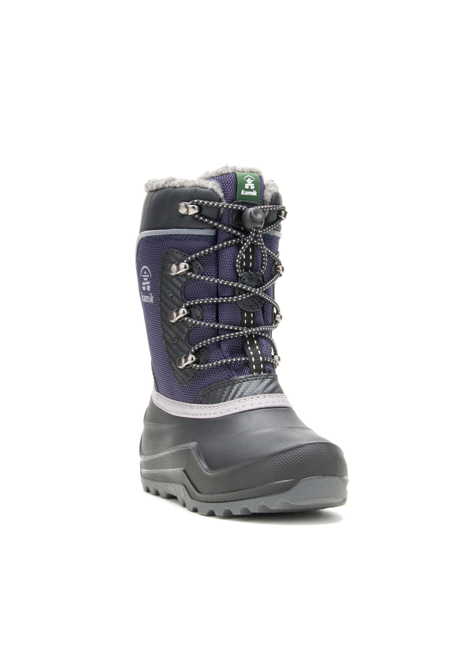 the Kamik Store Waterproof Insulated  Boys Winter Boot Luke 4 Cold Weather Boot (Little Kid/Big Kid/Youth) Navy Blue