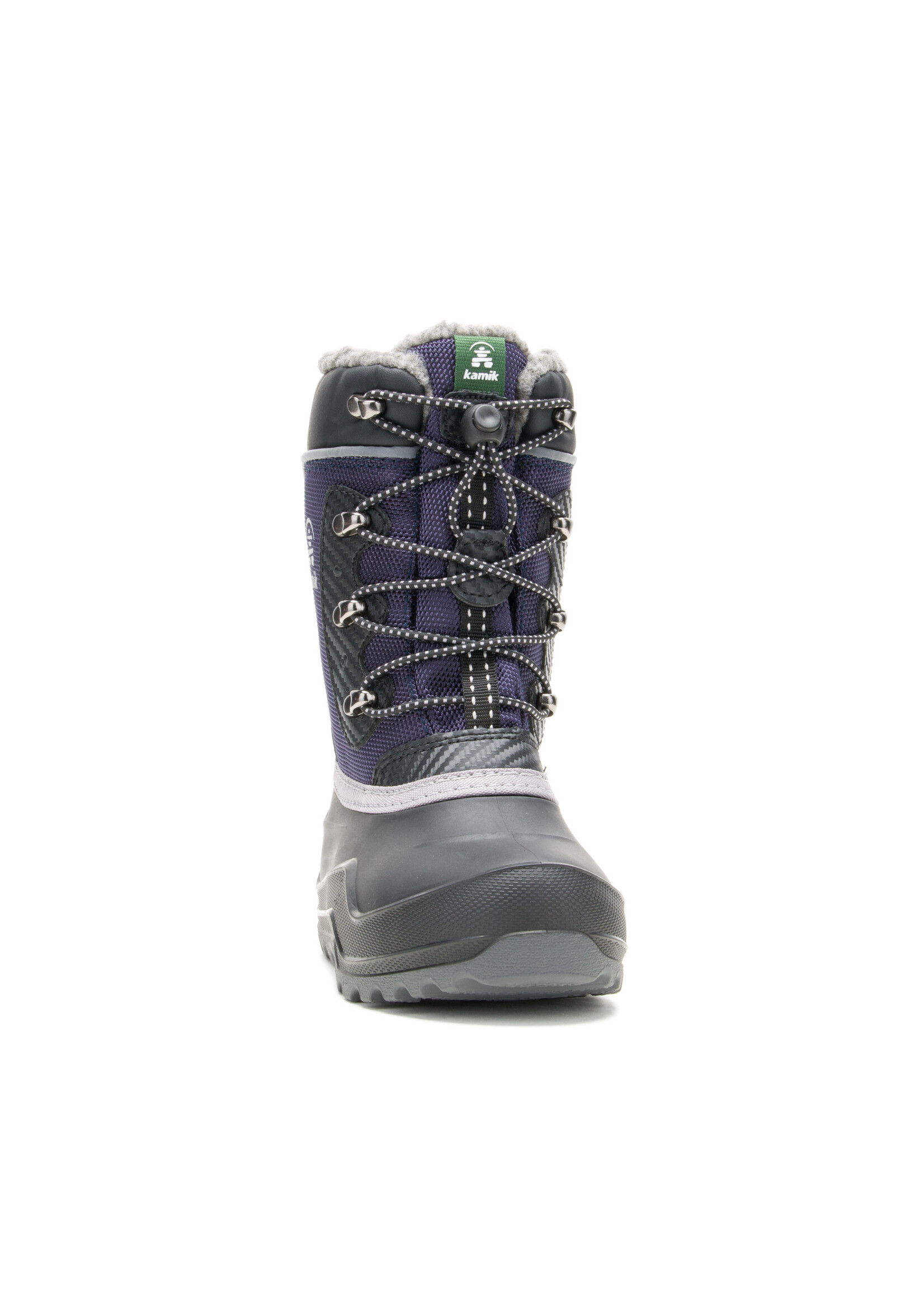 the Kamik Store Waterproof Insulated  Boys Winter Boot Luke 4 Cold Weather Boot (Little Kid/Big Kid/Youth) Navy Blue