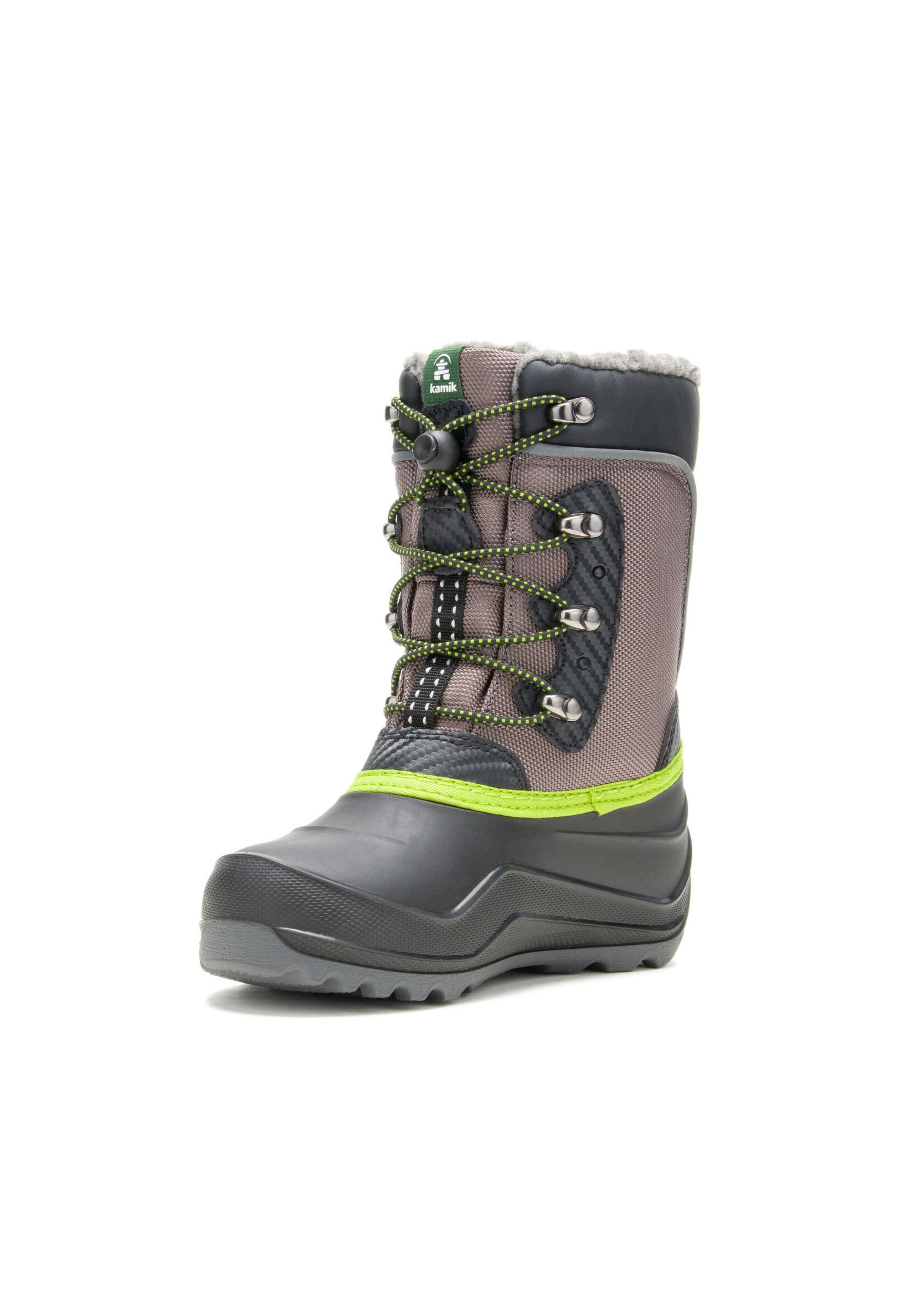 the Kamik Store Waterproof Insulated  Boys Winter Boot Luke 4 Cold Weather Boot (Little Kid/Big Kid/Youth)Charcoal Grey