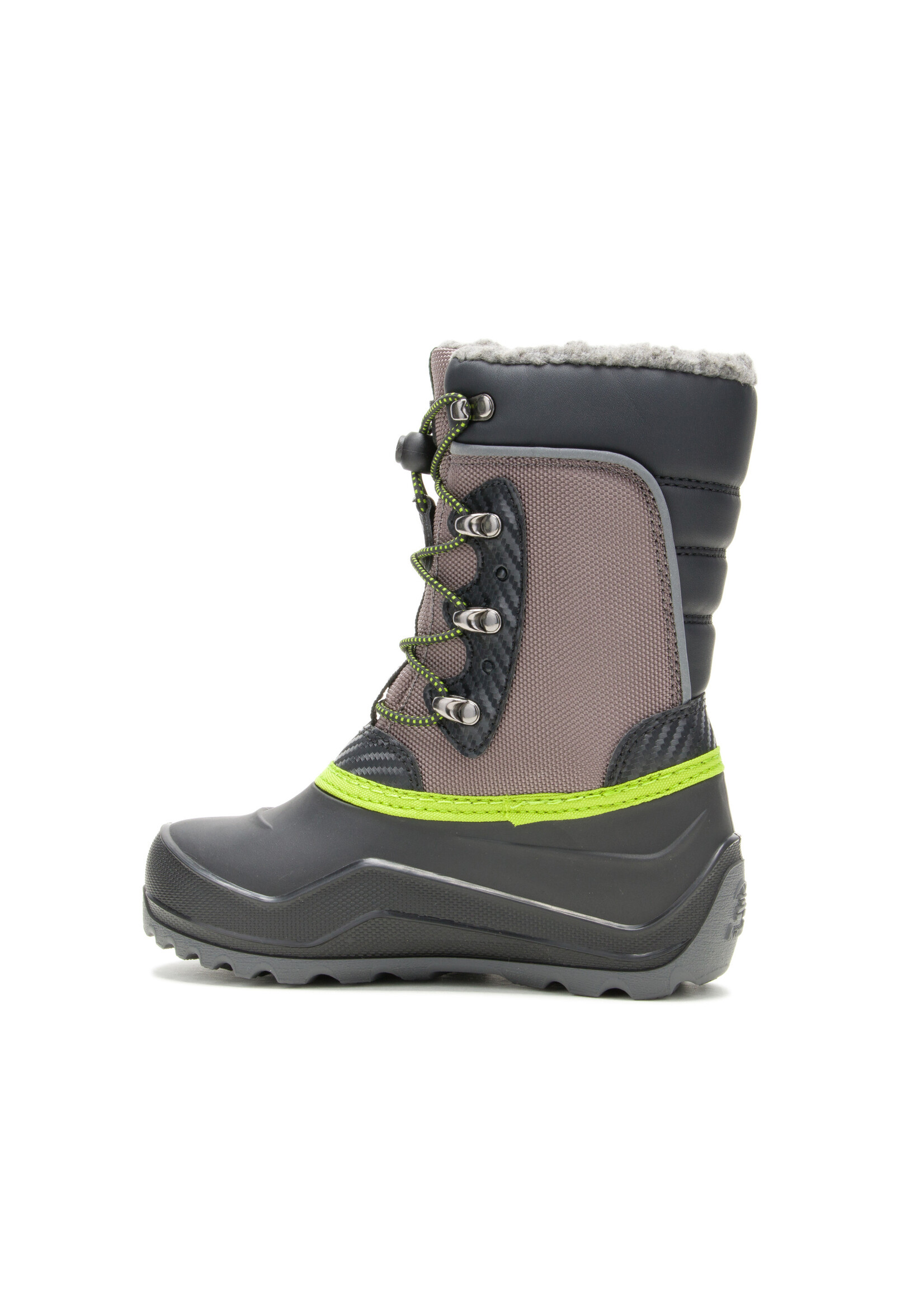 the Kamik Store Waterproof Insulated  Boys Winter Boot Luke 4 Cold Weather Boot (Little Kid/Big Kid/Youth)Charcoal Grey