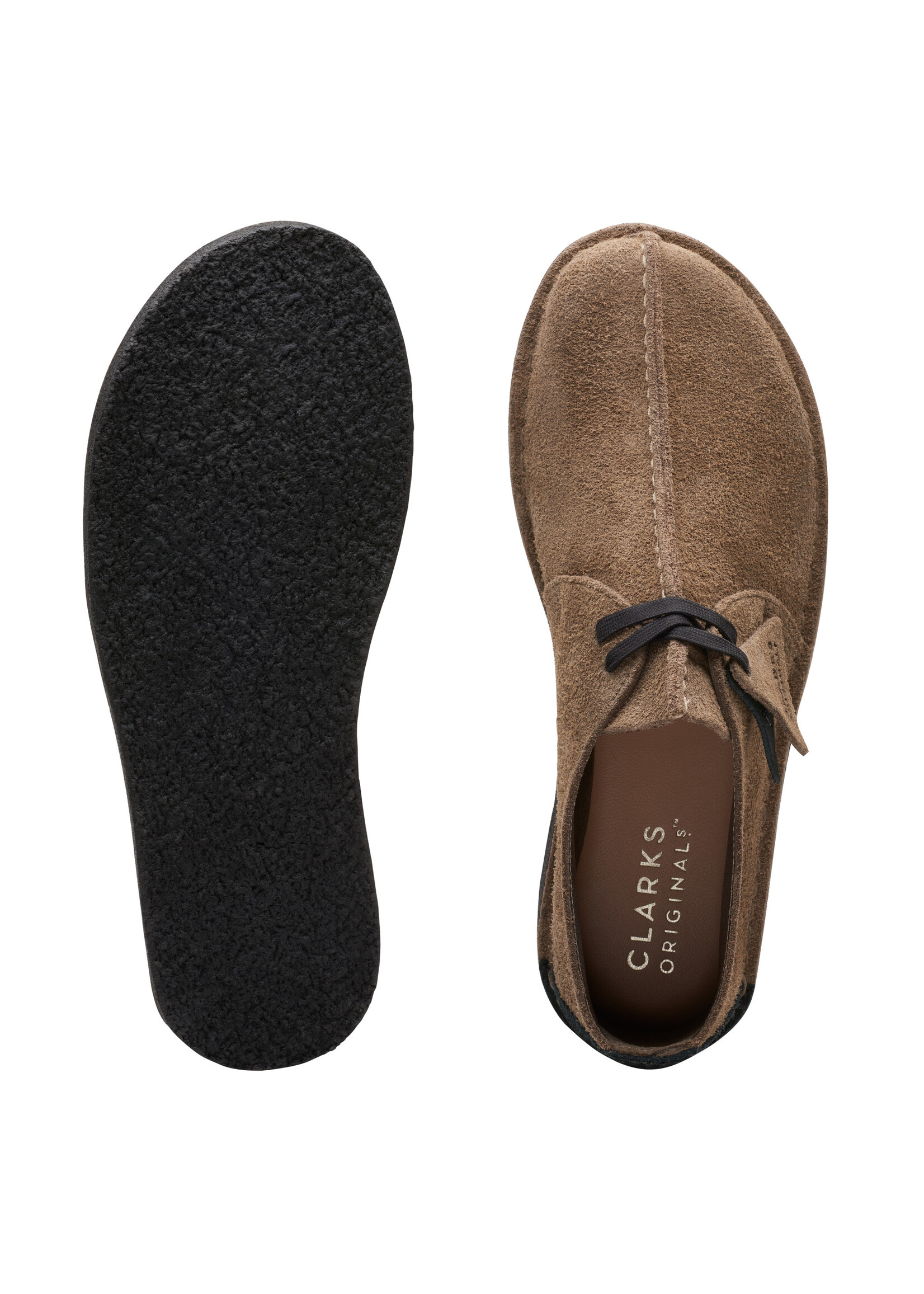 Clarks Mens Desert Trek Dark Grey Gray 26173652 SHOE PLUS