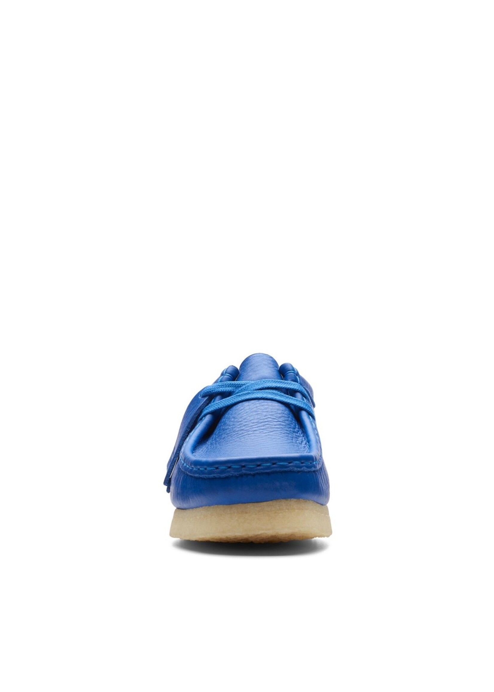 Clarks Womens Originals Icon Wallabee Bright Blue Leather 26174009