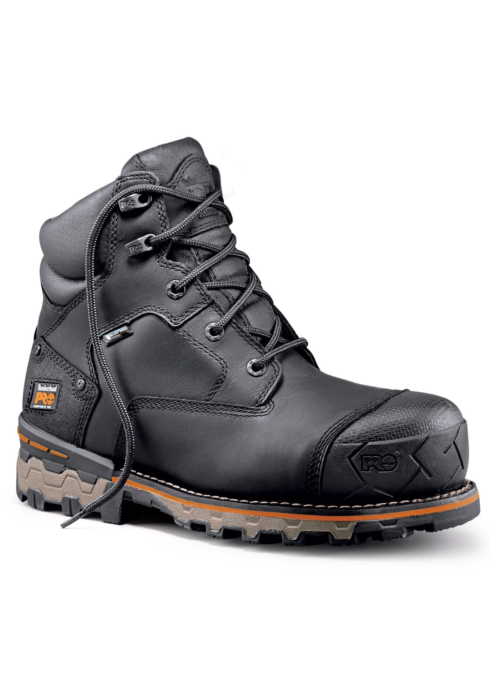 Timberland PRO Boondock Men's 6" Waterproof Composite Toe Safety Boot A11UT- black