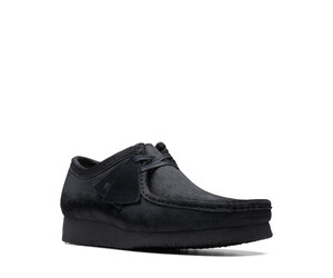 靴 CLARKS Wallabee Black Leather Clarks Originals - Wallabee in Black Leather – gravitypope