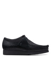 Clarks Men's Wallabee Black Hair On | 26174031 - SHOE PLUS