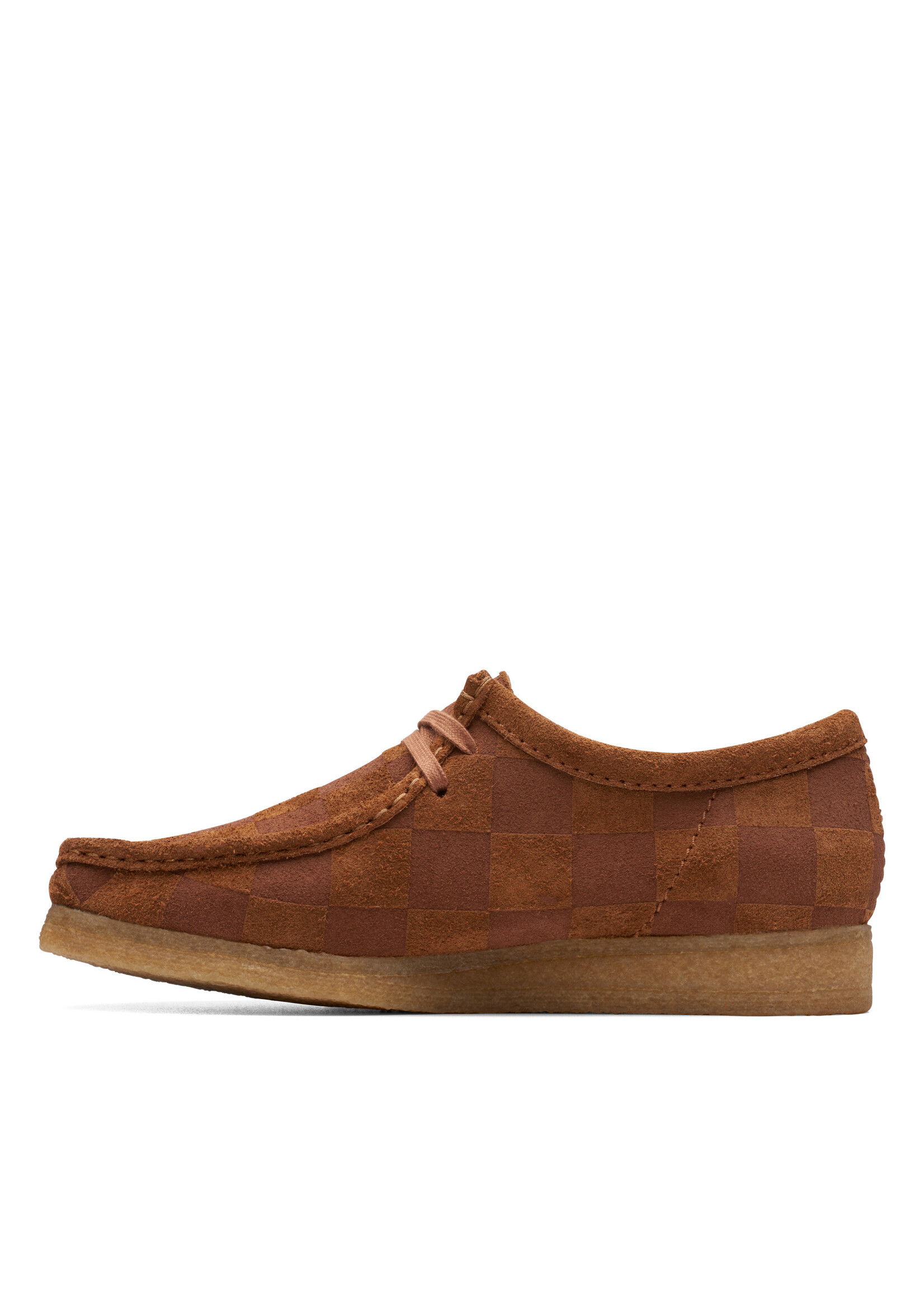 Clarks Men's Wallabee Cola Check Brown | 26173636