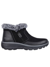 Women's Easy Going Warm Escape Fashion Boot Black - SHOE PLUS