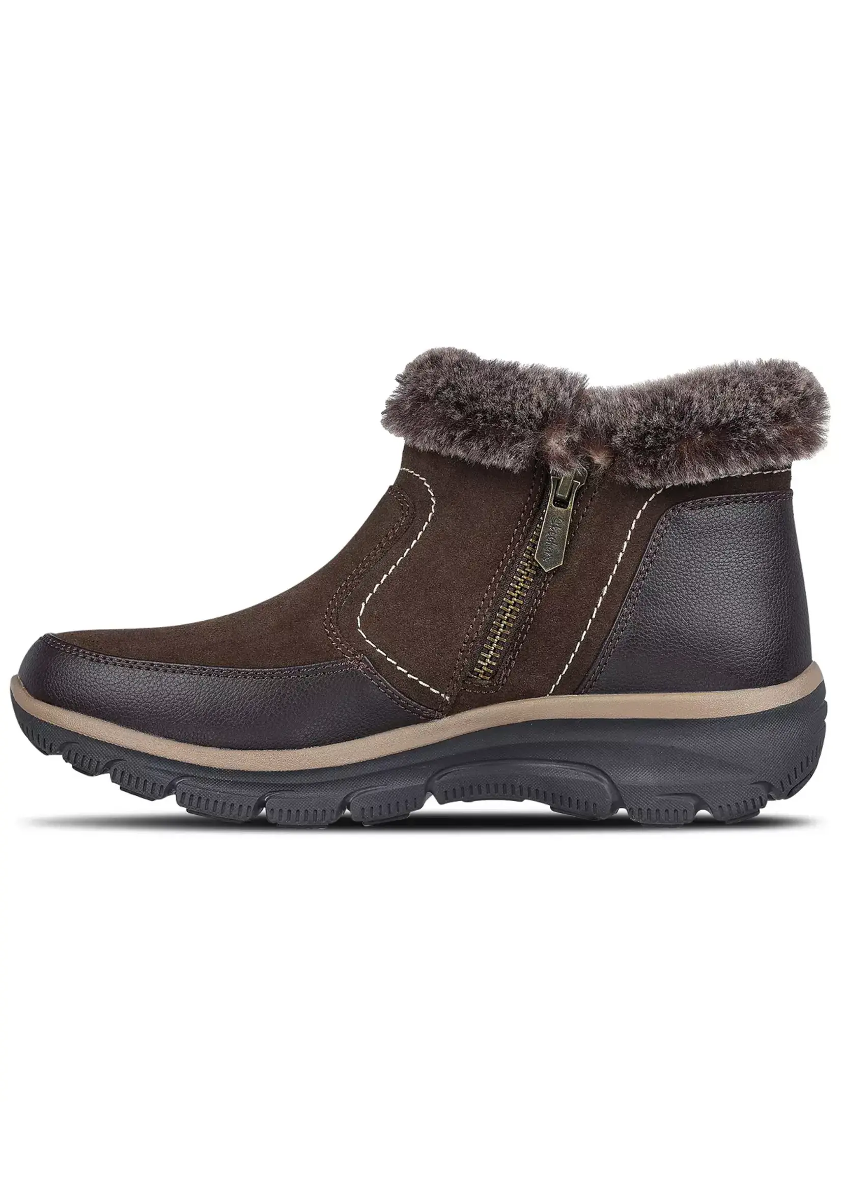 Skechers Women's Easy Going Warm Escape Fashion Boot Chocolate
