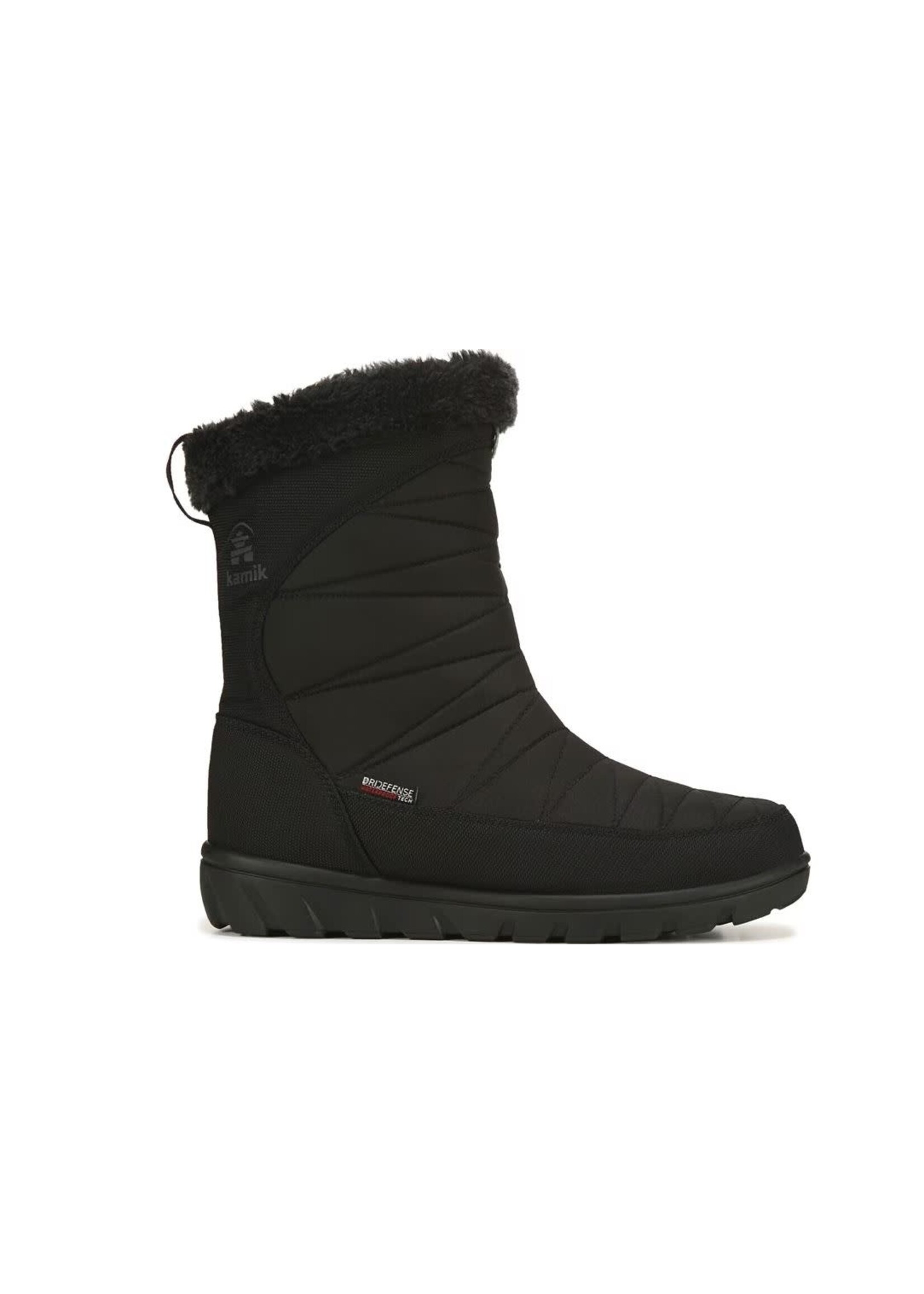 the Kamik Store Wide Waterproof Insulated Women's Winter Boot Hannah Zip W Black