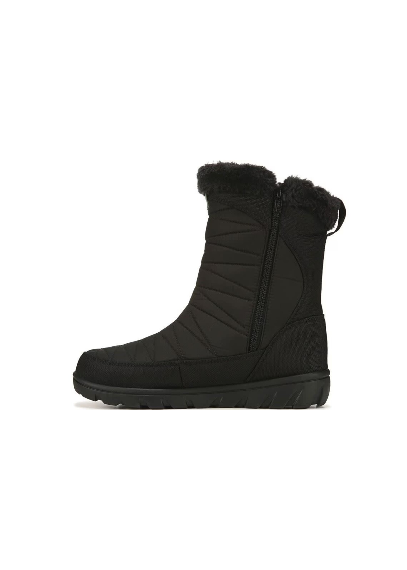the Kamik Store Wide Waterproof Insulated Women's Winter Boot Hannah Zip W Black